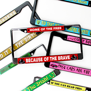 License Plate Frame Templates