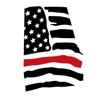 Alabama firefighter support decal