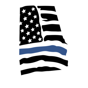 Police Support Flag Decal