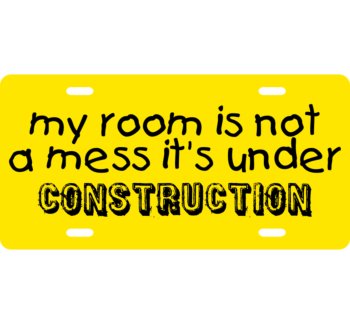Boys Room Sign License Plate