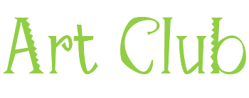 Art Club Vinyl Lettering