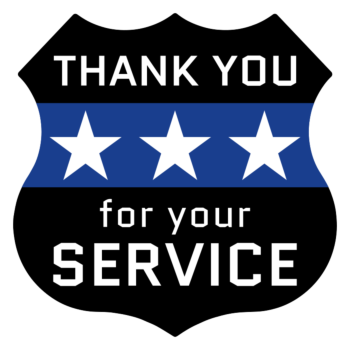 Law Enforcement Appreciation Day Badge Magnet