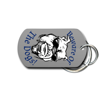 Bull Dogs Key Chain Front