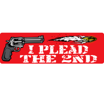 I Plead the 2nd Bumper Sticker