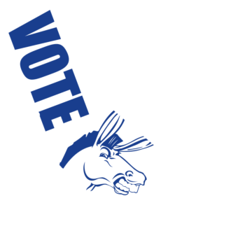 California Vote Democrat Decal