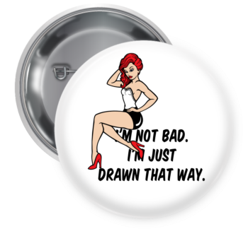Jessica Rabbit Button