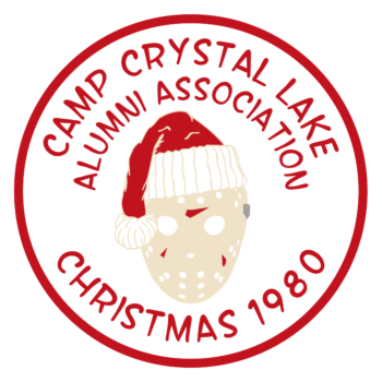 Camp Crystal Lake Christmas Friday the 13th Parody Circle Vinyl Decal