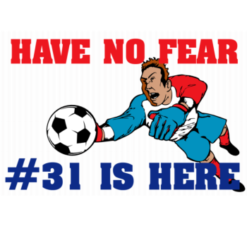 Have No Fear Corrugated Sign Front
