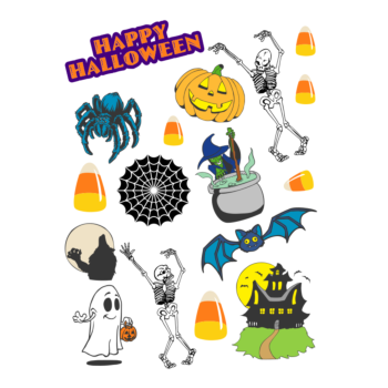Halloween Sticker Sheets