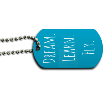 Flying Club Dog Tag Back