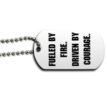 Firefighter Dog Tag Back