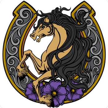 Fairytale Horseshoe Static Cling