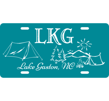 Monogram License Plate 