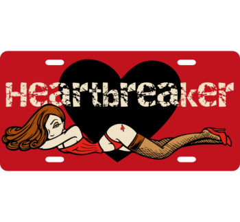 Heartbreaker License Plate 