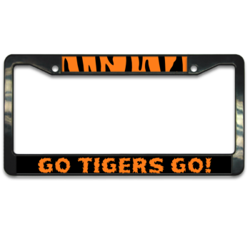 Tigers Plastic License Plate Frame 