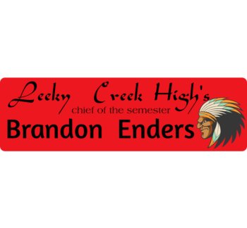 High School Car Magnet