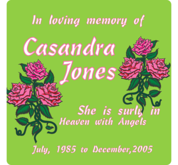 In Memory Car Magnet