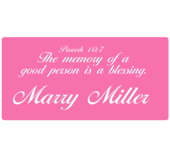 Proverb 10:7 Car Magnet