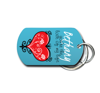 Love of My Life Key Chain Front