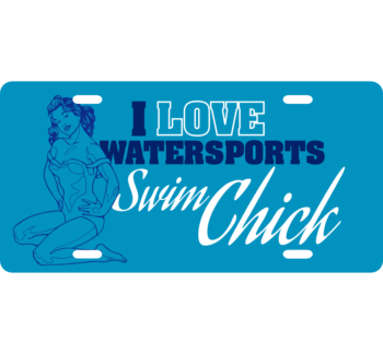 Swimming License Plate