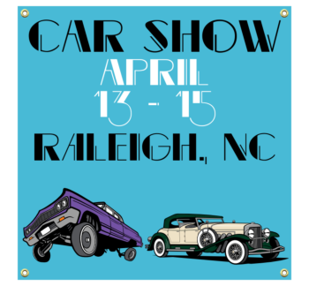 Car Show Vinyl Banner