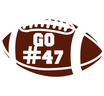Custom Football Static Cling