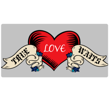 True Love Waits Static Cling