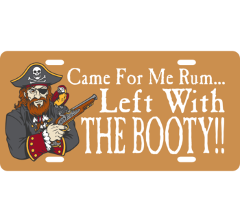 Pirate License Plate 