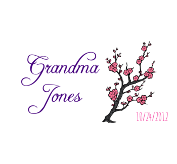 Grandma Memorial Static Cling