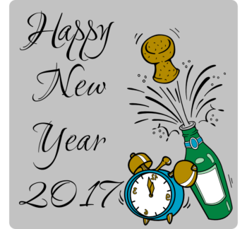 Happy New Year Static Cling