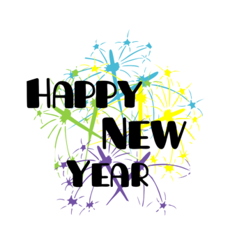 New Year Static Cling