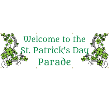 St. Patrick's Parade Vinyl Banner