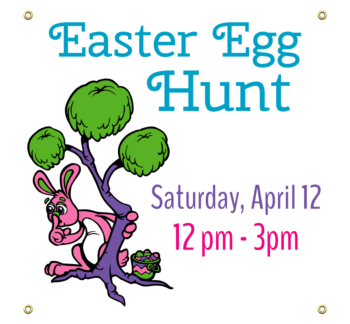 Easter Egg Hunt Vinyl Banner