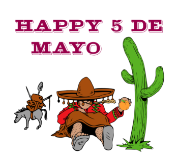 Cinco De Mayo Static Cling