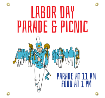 Labor Day Vinyl Banner