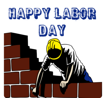 Happy Labor Day Static Cling