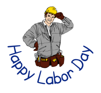 Labor Day Car Magnet