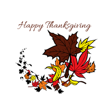 Thanksgiving Static Cling