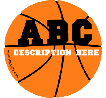  Basketball Vinyl Decal