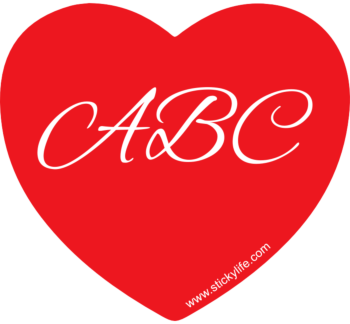 Simple Heart Decal