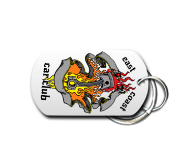 East Coast Key Chain Front