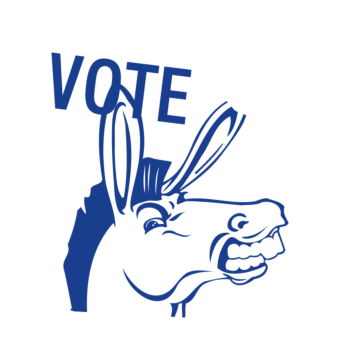 Georgia Vote Democrat Decal