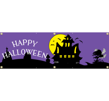 Halloween Vinyl Banner