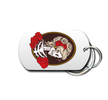 I Love You Key Chain Back