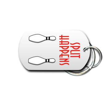 Split Happens Key Chain