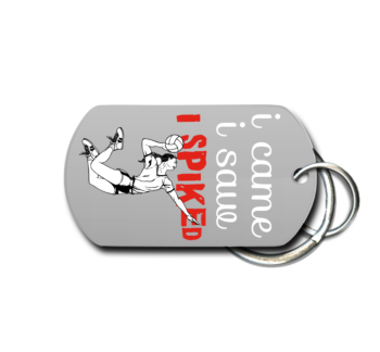 I Spiked Key Chain Front