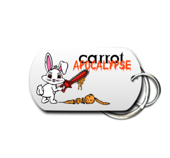 Carrot Apocalypse Key Chain Front