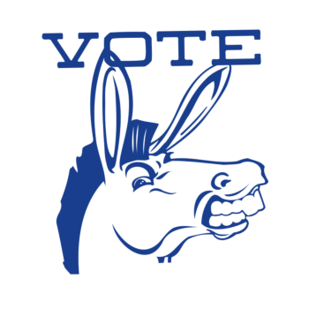 New Mexico Vote Democrat Decal