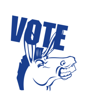 Ohio Vote Democrat Decal