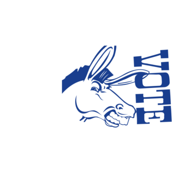 Oklahoma Vote Democrat Decal
